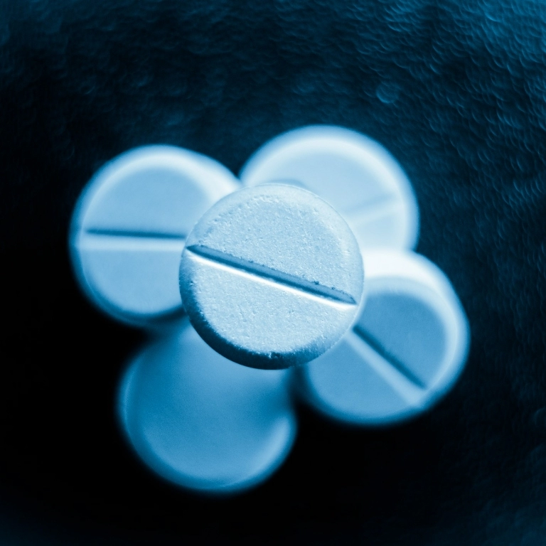 niebieskie tabletki